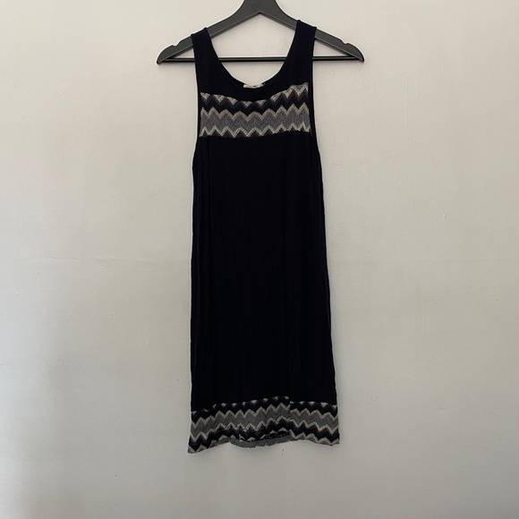 **$5 SALE** Hem & Thread Navy Blue Mini Summer Casual Dress - Picture 1 of 3